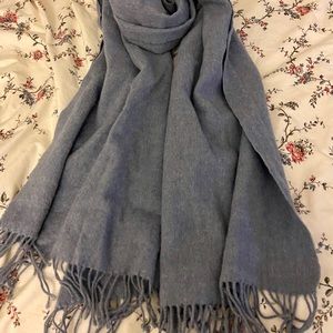 Other stories wool fringe blanket scarf